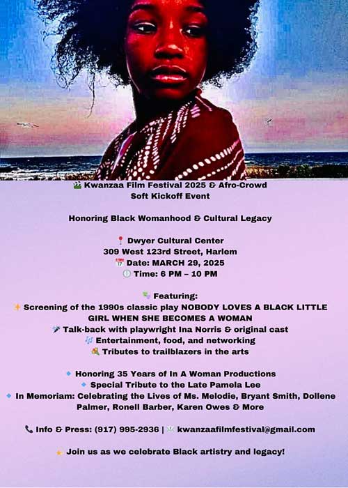 Kwanzaa Film Festival 2025 & Afro-Crowd Soft Kickoff Event
